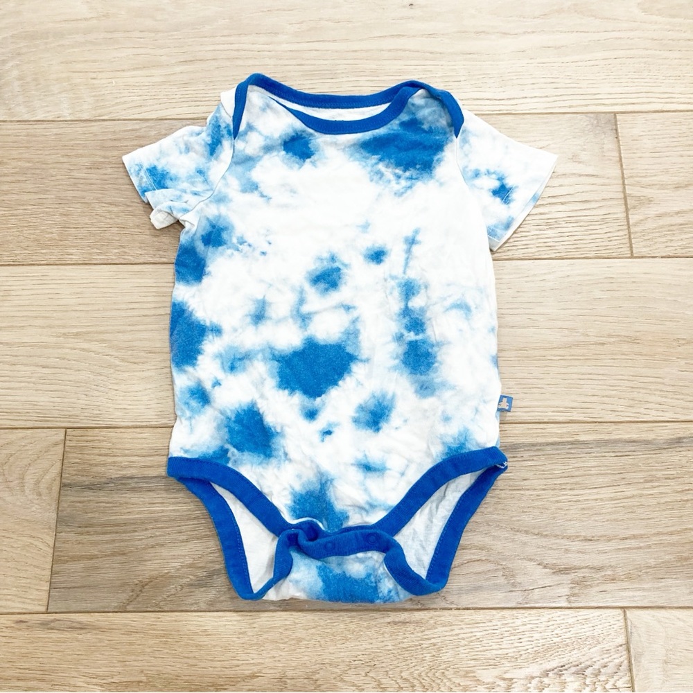 GAP Blue and White Tie-Dye Kids Bodysuit